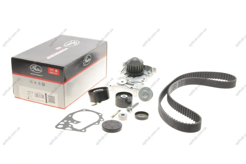 Ремкомплекти приводу ГРМ автомобілів з водяним насосом PowerGrip Kit (Вир-во) Gates KP35671XS (фото 1)