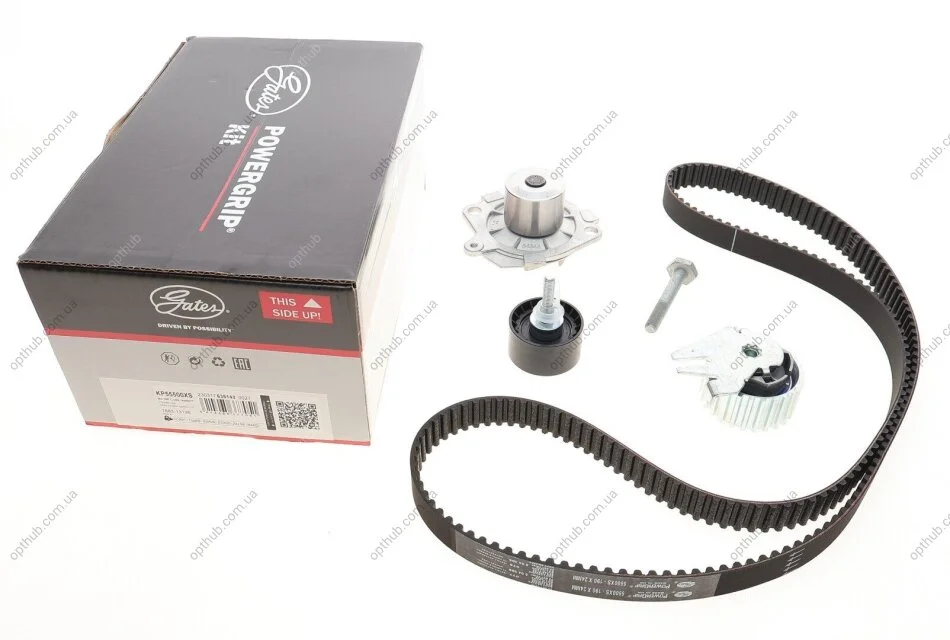 Ремкомплекти приводу ГРМ автомобілів з водяним насосом PowerGrip Kit (Вир-во) Gates KP55500XS (фото 1)