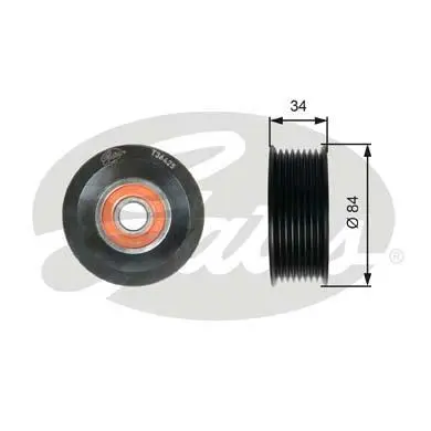 Ролик модуля натягувача ременя MAZDA 2.0D/03- -ua Gates T36425 (фото 1)