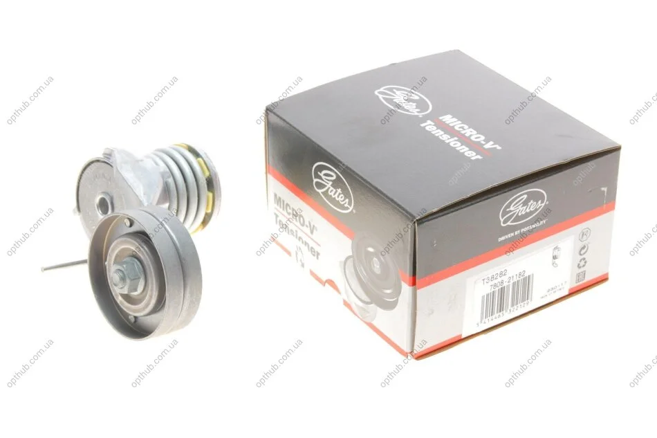 Натяжник ременя генератора Skoda Octavia/VW Golf 1.4/1.6 97-06 (металл.) GATES UA63 Gates T38282 (фото 1)