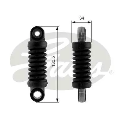 (7808-21307) Механізм натягу ременя GATES DRIVEALIGN MV TENS Gates T38407 (фото 1)