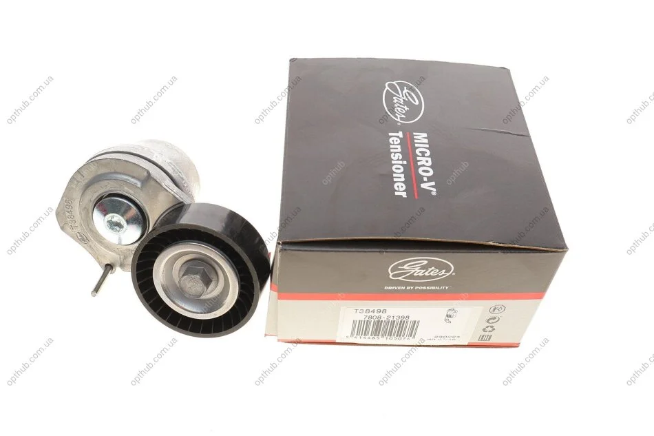 Ролики натяжители привода вспомогательных агрегатов (Пр-во) Gates T38498 (фото 1)