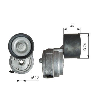 Натяжитель клинового ремня Gates T38714