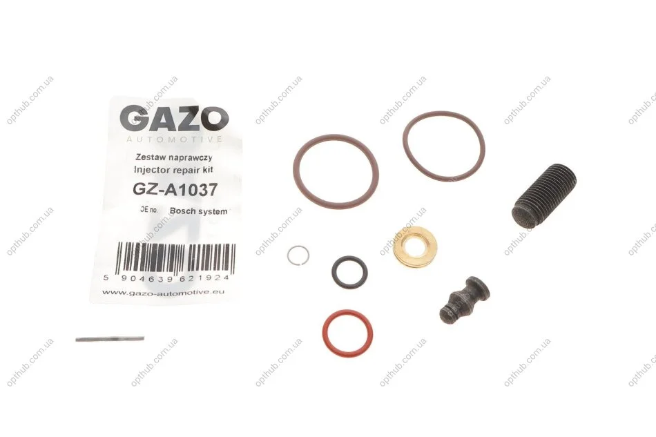 Ремкомплект форсунки VW T5/Caddy 03-, 1.9TDI/2.5TDI (з регул. болтом) UA63 GAZO GZ-A1037 (фото 1)