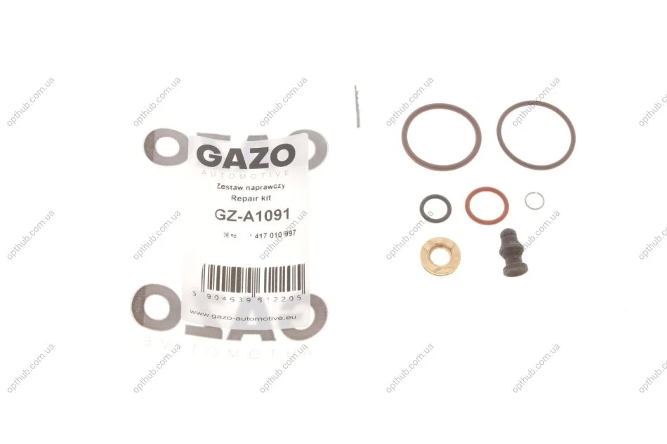 Ремкомплект форсунки VW T5/Caddy 1.9TDI/2.0SDI 03- UA63 GAZO GZ-A1091 (фото 1)