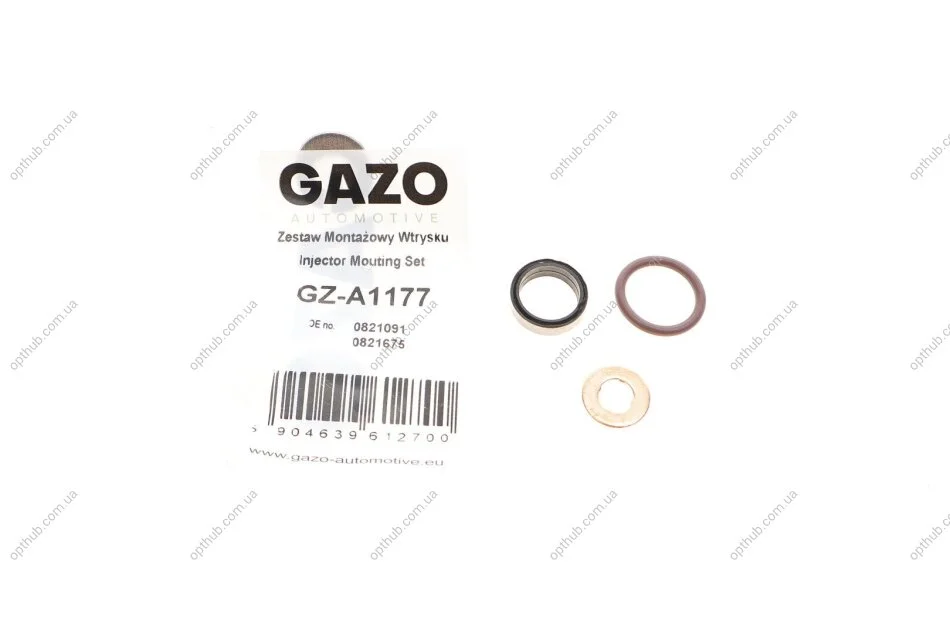 Ремкомплект форсунки Opel Astra/Vectra 2.0/2.2 DTI 96-05 (opt-om) GAZO GZ-A1177 (фото 1)