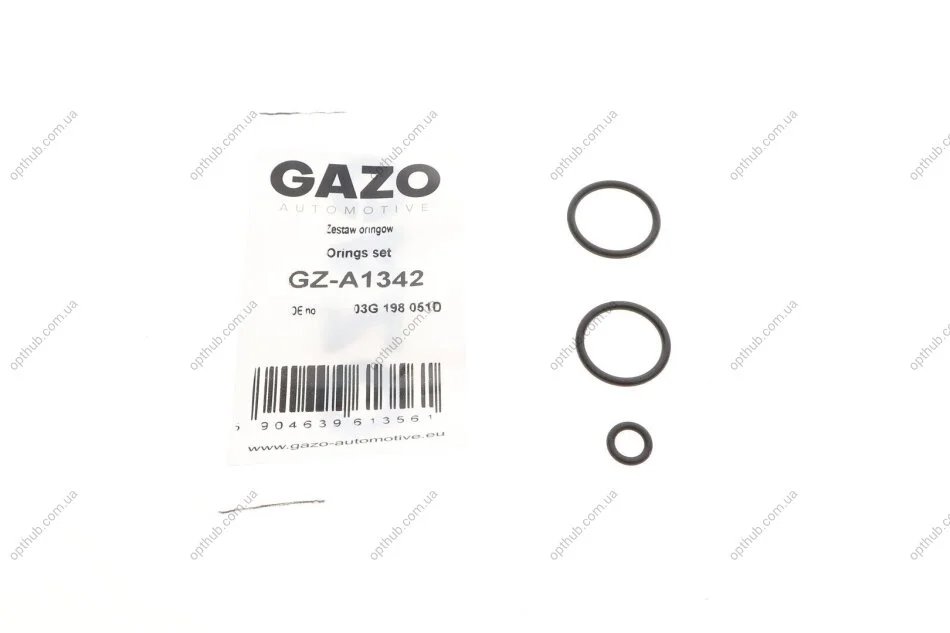 Ремкомплект форсунки VW Passat 2.0 TDI 05-10 UA63 GAZO GZ-A1342 (фото 1)