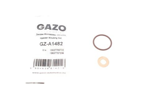 Прокладки форсунки BMW 5 (E39)/X5 (E53) 98-03 (M57) (к-кт) (opt-om) GAZO GZ-A1482