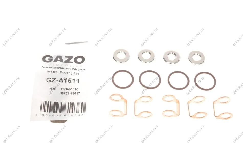 Ремкомплект форсунки Toyota Rav 4 2.2 D 06-13 (к-кт на 4 шт.)) (opt-om) GAZO GZ-A1511 (фото 1)