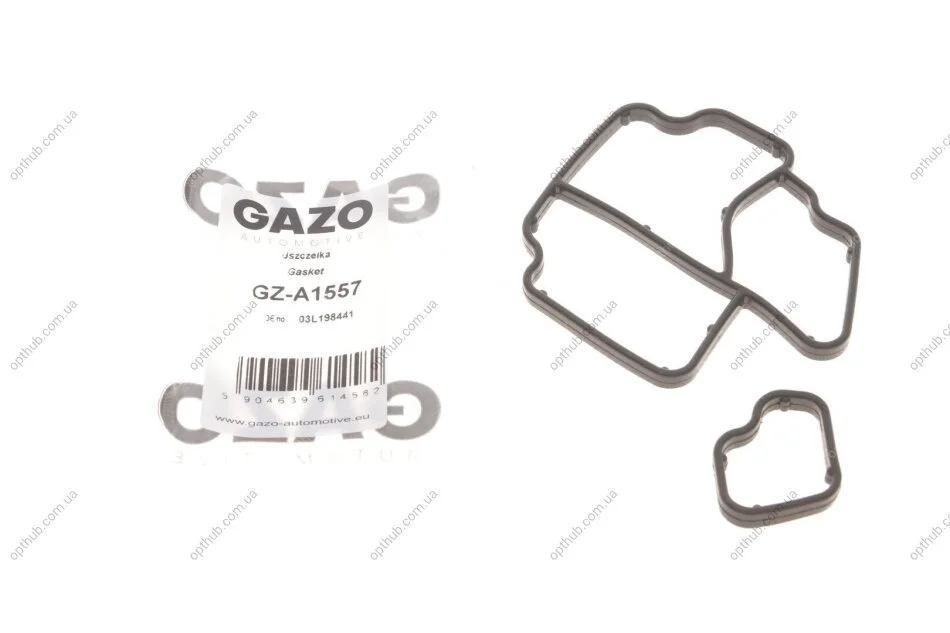 Прокладка корпуса фільтра масляного VW 2.0TDI 10- UA63 GAZO GZ-A1557 (фото 1)