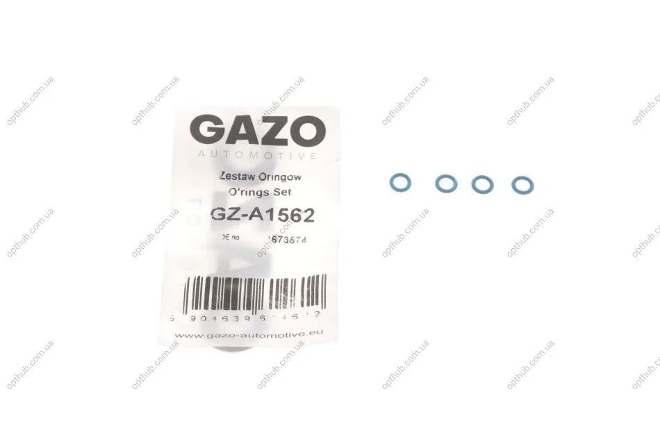 Прокладка форсунки ущильнююча Ford Connect 1.8TDCI 02- (кильце на злив) (к-кт 4 шт) (opt-om) GAZO GZ-A1562 (фото 1)