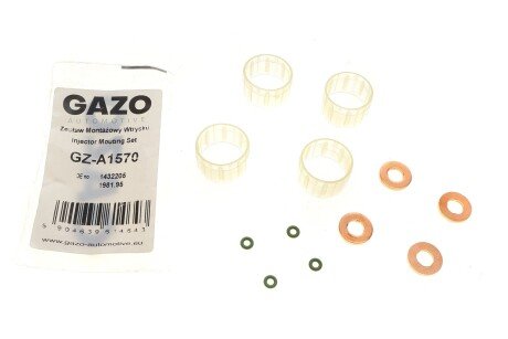 Ремкомплект форсунки Ford Transit 1.5-1.6 TDCi 14-(к-кт на 4 шт.)) UA63 GAZO GZ-A1570