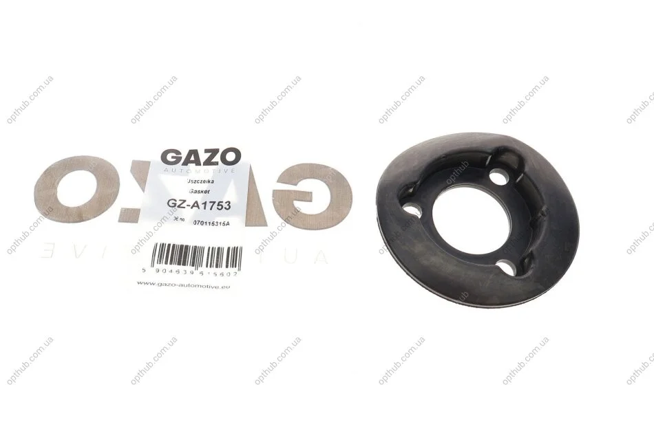 Прокладка кришки горловини маслозаливної VW T5 2,5 TDI 03-10 (opt-om) GAZO GZ-A1753 (фото 1)