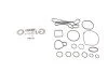 Прокладка радіатора масляного Opel Astra H/J/Insignia 1.6/1.8 08-17 (к-кт) (opt-om) GAZO GZ-A1829 (фото 1)