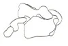 Прокладка радіатора масляного Land Rover/Range Rover III 3.6 D 06-13 (к-кт) (opt-om) GAZO GZ-A2150 (фото 3)