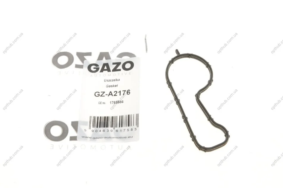 Прокладання термостату Ford Mondeo V 1.0 EcoBoost 15- UA63 GAZO GZ-A2176 (фото 1)