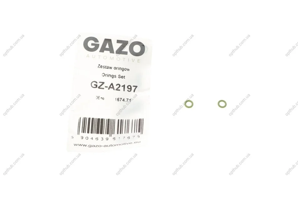 Прокладка форсунки Ford Fiesta/Citroen C3/Peugeot 206 1.4 HDi 02- (к-кт 4шт) UA63 GAZO GZ-A2197 (фото 1)