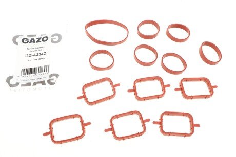 Прокладка впускного колектора BMW 3 (E90-E93)/5 (E60/E61)/X5 (E53) 98-13 M57 (к-кт) (opt-om) GAZO GZ-A2342