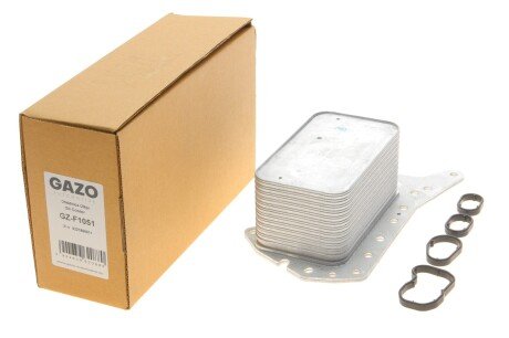 Радіатор масляний MB Vito/Opel Vivaro/Renault Trafic 1.6 CDTI/dCi 14- (теплообмінник) UA63 GAZO GZ-F1051