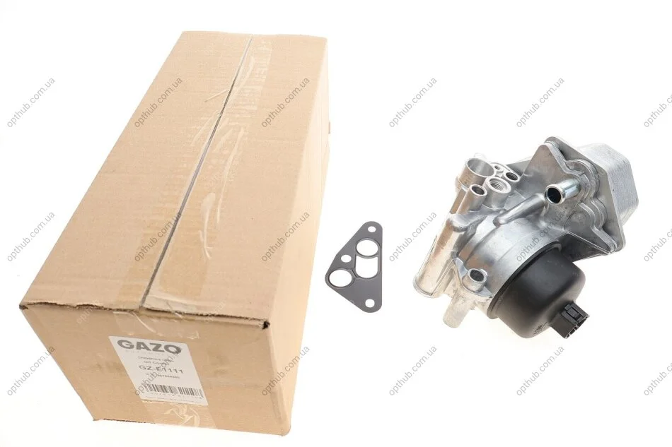 Корпус фільтра масляного (з радіатором) Peugeot Boxer/Citroen Jumper/Fiat Ducato 2.2HDi 06- UA63 GAZO GZ-F1111 (фото 1)