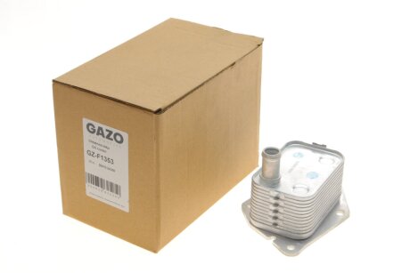 Радиатор масляный KIA Ceed/Optima/Rio/Sportage 1.4-1.7CRDi 05- (теплообменник) UA63 GAZO GZ-F1353