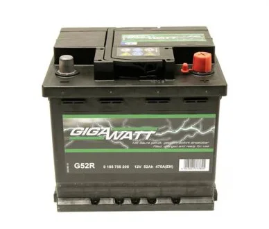 Акумуляторна батарея 52А GIGAWATT 0185755200