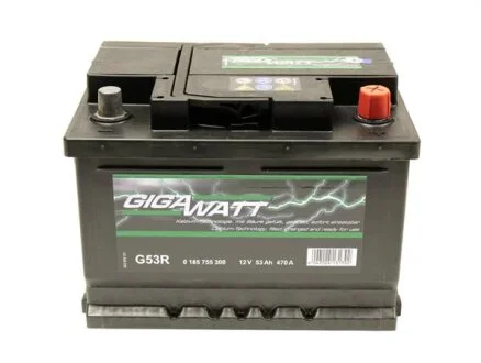 Акумуляторна батарея 53А GIGAWATT 0185755300