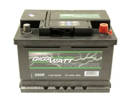 Акумуляторна батарея 60А GIGAWATT 0185756009