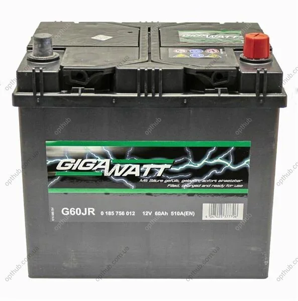 Акумуляторна батарея 60А GIGAWATT 0185756012 (фото 1)