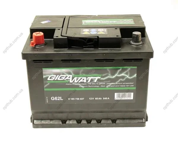 Акумуляторна батарея 60А GIGAWATT 0185756027 (фото 1)