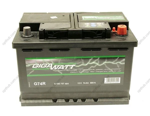 Акумуляторна батарея 74А GIGAWATT 0185757404 (фото 1)