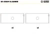 Вкладыши MB OM601/OM602/OM603 Glyco 01-3584 0.25MM (фото 1)