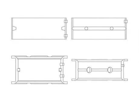 Вкладыши BMW M41/M47/N57 Glyco H023/5 STD