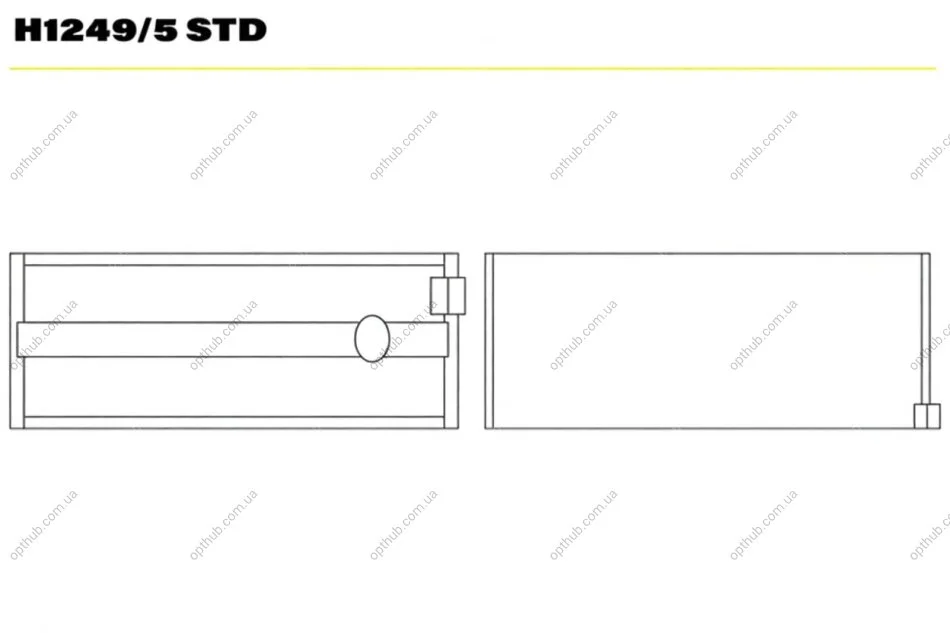 Вкладиші корінні (к-кт) Glyco H1249/5 STD (фото 1)