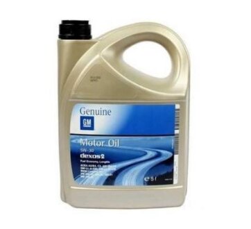 Олива моторна Dexos2 Longlife SAE 5W30 (5 Liter) GM 93165557