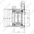 Маточина колеса заднього Toyota Land Cruiser 3.0, 4.0 (03-) GMB GH22830M (фото 1)