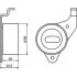 Ролик натяжной TOYOTA CAMRY (пр-во) C.I.U GMB GT80020 (фото 4)