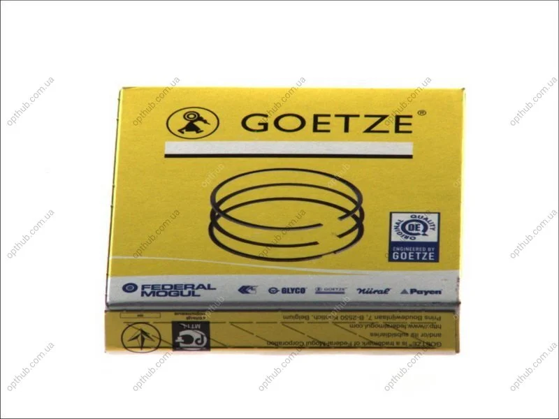 Кільця поршневі (1CYL) OPEL 84.8 (1.5/1.5/3) C18NE 86- -ua GOETZE 08-307200-00 (фото 1)
