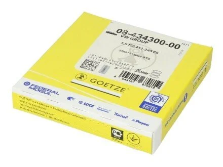 Комплект кілець на поршень GOETZE 08-434300-00