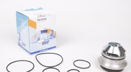 Помпа води VW LT 28-35/28-46 2.8TDI 92kw/96kw 97-06 (B/B) (5 лоп) (косий зуб) UA63 GRAF PA1010