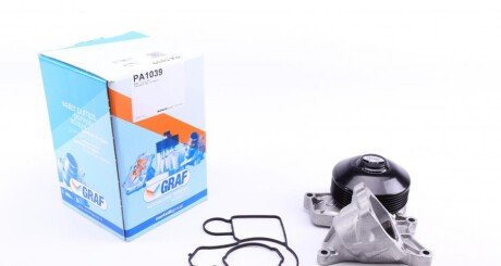 Помпа води BMW 1/3/5/X1/X3 116d/118d/120d/123d/318d/320d/520d/2.0d/xDrive 07-15 (B/B) (6 лоп.)((opt-om) GRAF PA1039