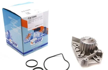 Помпа води Citroen C4/C5/C8/Jumpy/Fiat Scudo/Peugeot 206/307/406 1.8/2.0/2.2 99- (20z) (R/B) (6 ло UA63 GRAF PA1044