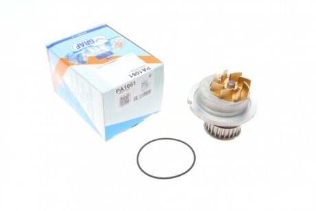 Помпа води Chevrolet Lacetti/Nubira 1.8 05- (23z) (R/B) (8 лоп.) (латунний імпеллер) UA63 GRAF PA1061