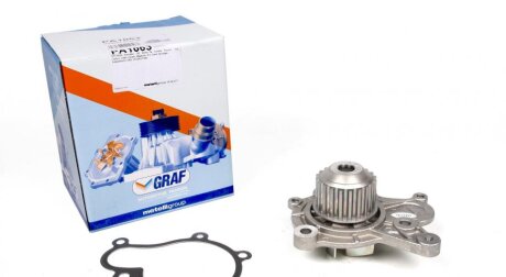 Помпа води Hyundai Tucson/Santa Fe/i30/Elantra/Kia Sportage/Cee'd 2.0-2.2CRDi 05- (20z) (R/B)(6 ло UA63 GRAF PA1063