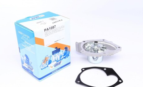 Помпа води Renault Trafic/Megane/Laguna/Opel Vivaro/Mitsubishi/Volvo 1.9dCi/2.0 00- (10 лоп)(B/B H UA63 GRAF PA1087