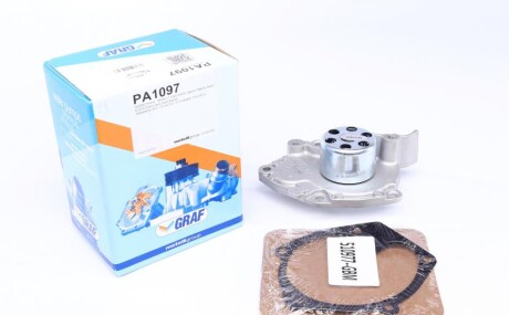 Помпа води Renault Megane/Laguna/Scenic/Nissan Primera 1.9 dCi 02- (B/B Ext.) (10 лоп) (покращена)) UA63 GRAF PA1097