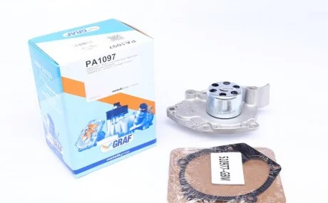Помпа води Renault Megane/Laguna/Scenic/Nissan Primera 1.9 dCi 02- (B/B Ext.) (10 лоп) (покращена) UA63 GRAF PA1097