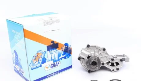 Помпа води Audi/Seat/VW 1.3/1.6/D/TD/1.7/D/1.8/1.9/D/TD/TDI/SDI/2.0/E 76- (R/B)(6 лоп)(з корп.) HD UA63 GRAF PA1105