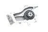 Помпа води Opel Astra J/Insignia A/Zafira C/Meriva B 1.4 09-/Corsa D 1.2-1.4 09-14 (B/B) (6 лоп) UA63 GRAF PA1124 (фото 3)
