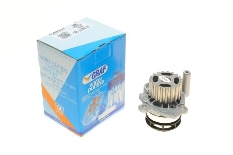 Помпа води Audi/Seat/Skoda/VW Crafter/Caddy/T5/Passat/Golf 1.6TDI/2.0TDI/BiTDI 06- (19z)(R/B)(8лоп UA63 GRAF PA1137